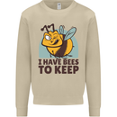 Beekeeper I Have Bees to Keep Mens Sweatshirt Jumper Sand