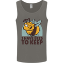 Beekeeper I Have Bees to Keep Mens Vest Tank Top Charcoal
