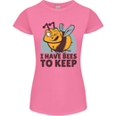 Beekeeper I Have Bees to Keep Womens Petite Cut T-Shirt Azalea