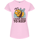 Beekeeper I Have Bees to Keep Womens Petite Cut T-Shirt Light Pink