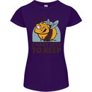Beekeeper I Have Bees to Keep Womens Petite Cut T-Shirt Purple