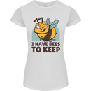 Beekeeper I Have Bees to Keep Womens Petite Cut T-Shirt White