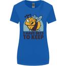 Beekeeper I Have Bees to Keep Womens Wider Cut T-Shirt Royal Blue