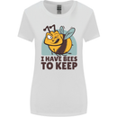 Beekeeper I Have Bees to Keep Womens Wider Cut T-Shirt White