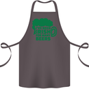 Been Irish for Many Beers St. Patrick's Day Cotton Apron 100% Organic Dark Grey