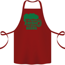 Been Irish for Many Beers St. Patrick's Day Cotton Apron 100% Organic Maroon