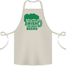 Been Irish for Many Beers St. Patrick's Day Cotton Apron 100% Organic Natural