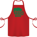Been Irish for Many Beers St. Patrick's Day Cotton Apron 100% Organic Red