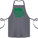 Been Irish for Many Beers St. Patrick's Day Cotton Apron 100% Organic Steel
