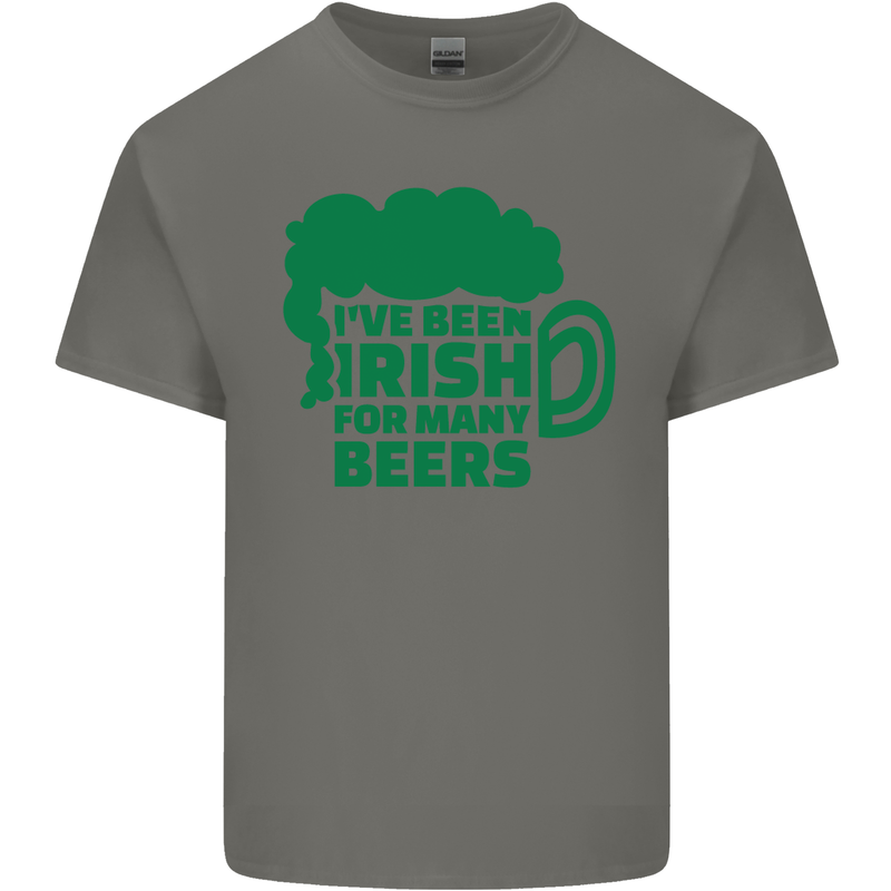 Been Irish for Many Beers St. Patrick's Day Kids T-Shirt Childrens Charcoal