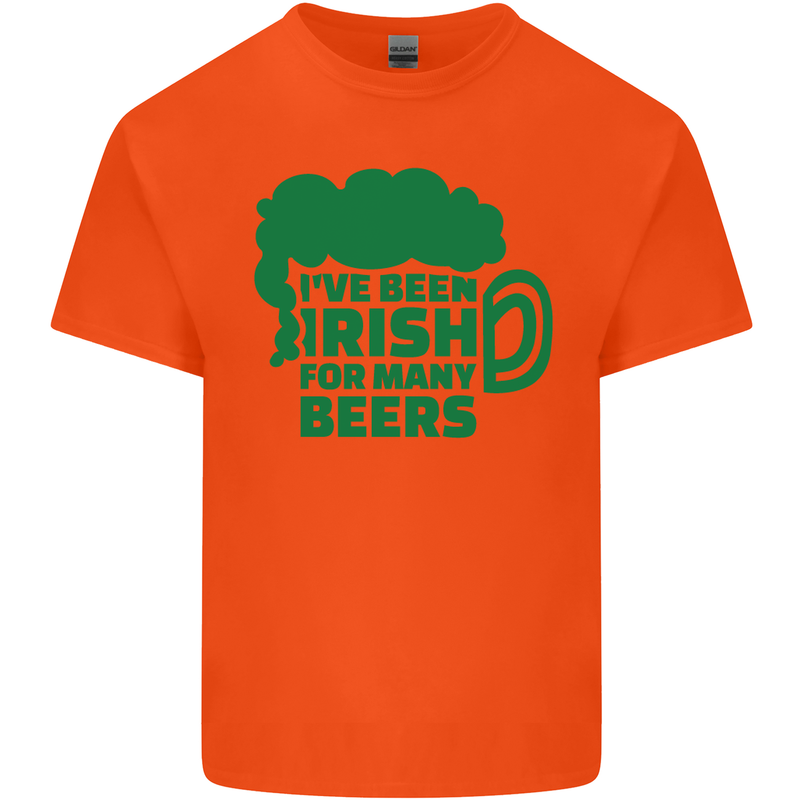 Been Irish for Many Beers St. Patrick's Day Kids T-Shirt Childrens Orange
