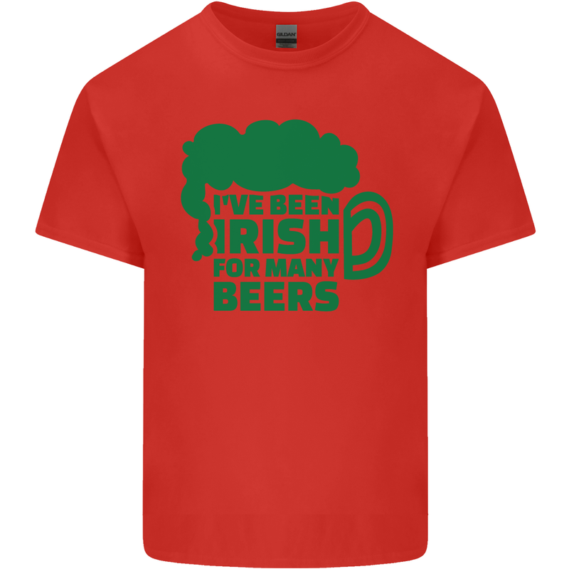 Been Irish for Many Beers St. Patrick's Day Kids T-Shirt Childrens Red