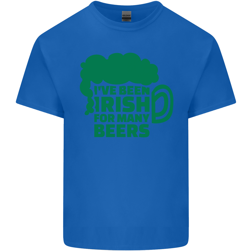 Been Irish for Many Beers St. Patrick's Day Kids T-Shirt Childrens Royal Blue