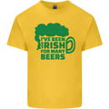 Been Irish for Many Beers St. Patrick's Day Kids T-Shirt Childrens Yellow