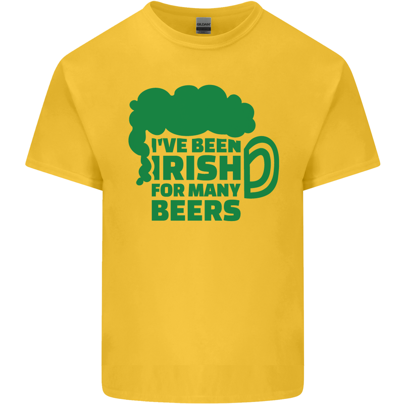 Been Irish for Many Beers St. Patrick's Day Kids T-Shirt Childrens Yellow