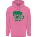 Been Irish for Many Beers St. Patrick's Day Mens 80% Cotton Hoodie Azelea