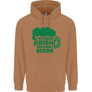 Been Irish for Many Beers St. Patrick's Day Mens 80% Cotton Hoodie Caramel Latte
