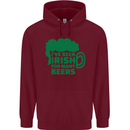 Been Irish for Many Beers St. Patrick's Day Mens 80% Cotton Hoodie Maroon