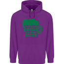 Been Irish for Many Beers St. Patrick's Day Mens 80% Cotton Hoodie Purple