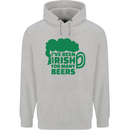 Been Irish for Many Beers St. Patrick's Day Mens 80% Cotton Hoodie Sports Grey