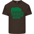 Been Irish for Many Beers St. Patrick's Day Mens Cotton T-Shirt Tee Top Dark Chocolate