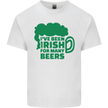 Been Irish for Many Beers St. Patrick's Day Mens Cotton T-Shirt Tee Top White