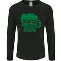Been Irish for Many Beers St. Patrick's Day Mens Long Sleeve T-Shirt Black