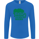 Been Irish for Many Beers St. Patrick's Day Mens Long Sleeve T-Shirt Royal Blue