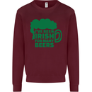 Been Irish for Many Beers St. Patrick's Day Mens Sweatshirt Jumper Maroon