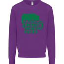 Been Irish for Many Beers St. Patrick's Day Mens Sweatshirt Jumper Purple