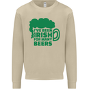 Been Irish for Many Beers St. Patrick's Day Mens Sweatshirt Jumper Sand