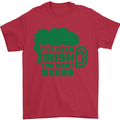 Been Irish for Many Beers St. Patrick's Day Mens T-Shirt Cotton Gildan Red