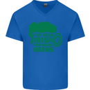 Been Irish for Many Beers St. Patrick's Day Mens V-Neck Cotton T-Shirt Royal Blue