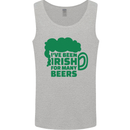 Been Irish for Many Beers St. Patrick's Day Mens Vest Tank Top Sports Grey