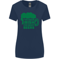 Been Irish for Many Beers St. Patrick's Day Womens Wider Cut T-Shirt Navy Blue