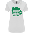 Been Irish for Many Beers St. Patrick's Day Womens Wider Cut T-Shirt White