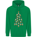 Beer Christmas Tree Mens 80% Cotton Hoodie Irish Green