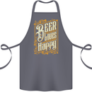 Beer Is Proof That God Loves Funny Alcohol Cotton Apron 100% Organic Steel