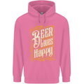 Beer Is Proof That God Loves Funny Alcohol Mens 80% Cotton Hoodie Azelea