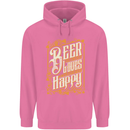 Beer Is Proof That God Loves Funny Alcohol Mens 80% Cotton Hoodie Azelea