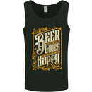 Beer Is Proof That God Loves Funny Alcohol Mens Vest Tank Top Black