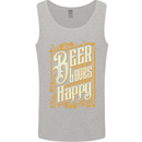 Beer Is Proof That God Loves Funny Alcohol Mens Vest Tank Top Sports Grey