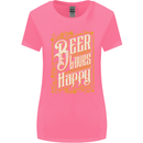 Beer Is Proof That God Loves Funny Alcohol Womens Wider Cut T-Shirt Azalea