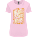 Beer Is Proof That God Loves Funny Alcohol Womens Wider Cut T-Shirt Light Pink