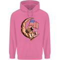 Beer Moon USA Flag Astronaut Space Alcohol Childrens Kids Hoodie Azalea