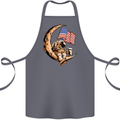 Beer Moon USA Flag Astronaut Space Alcohol Cotton Apron 100% Organic Steel