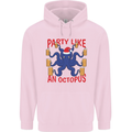 Beer Party Octopus Christmas Scuba Diving Childrens Kids Hoodie Light Pink