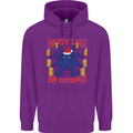 Beer Party Octopus Christmas Scuba Diving Childrens Kids Hoodie Purple