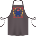 Beer Party Octopus Christmas Scuba Diving Cotton Apron 100% Organic Dark Grey