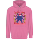 Beer Party Octopus Christmas Scuba Diving Mens 80% Cotton Hoodie Azelea